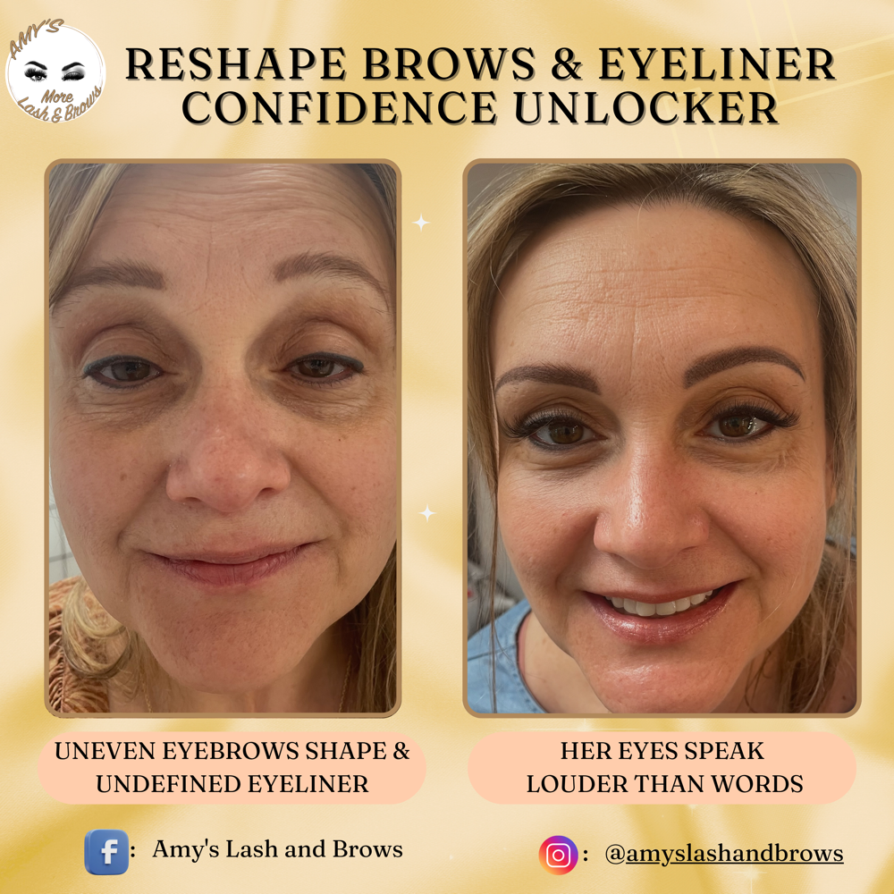 Reshape brow+eyeliner