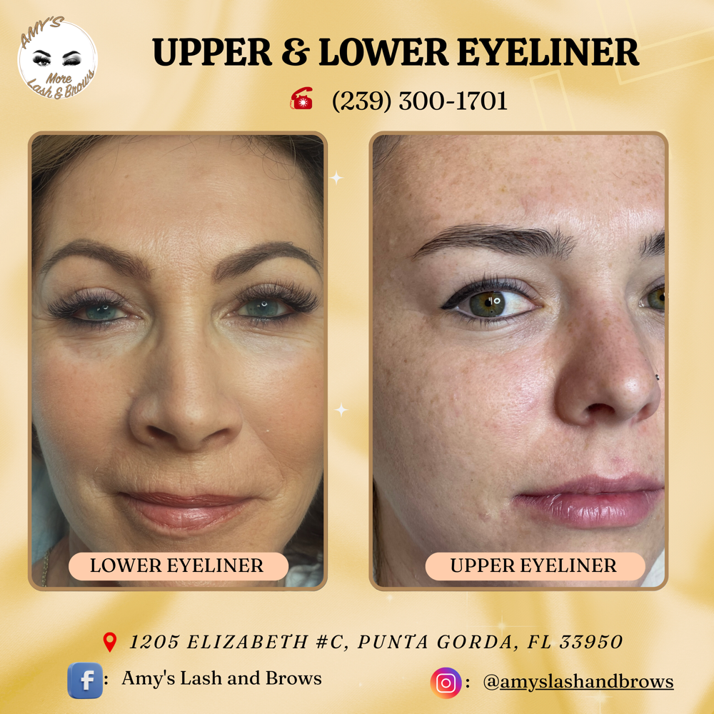upper+lower eyeliner